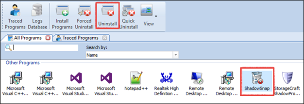 Datto: Reinstalling the ShadowSnap Software